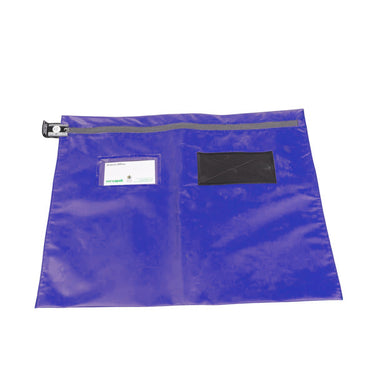 Flat Document Wallet - Wide Opening VCF5 Button Purple